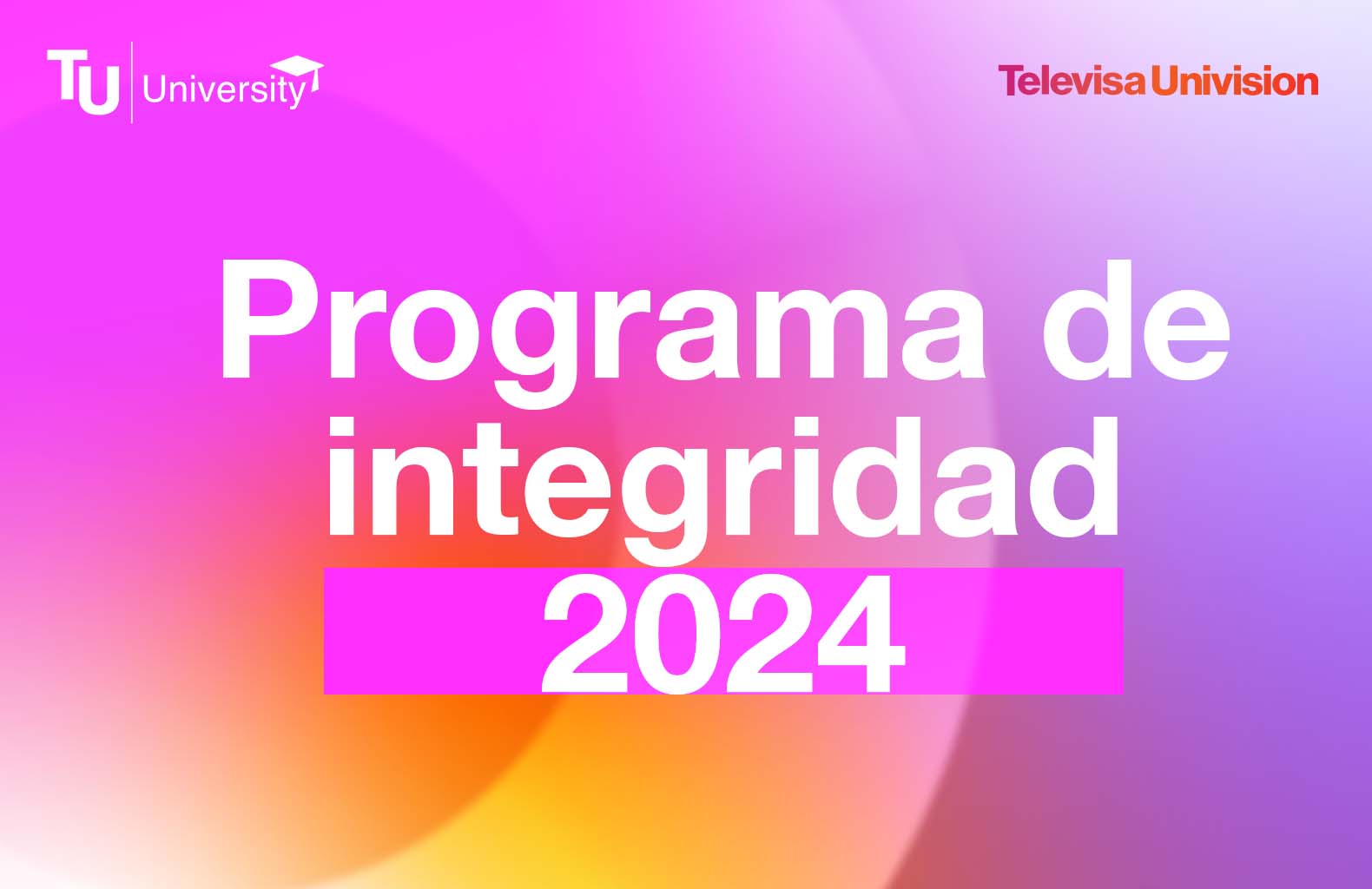 Programa de integridad 2024
